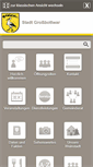 Mobile Screenshot of grossbottwar.de
